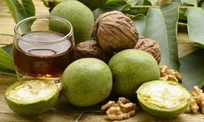 Infuze ořechu k odstranění parazitů z těla